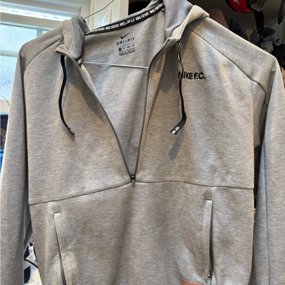 Nike Gray Dri-FIT Soccer Top